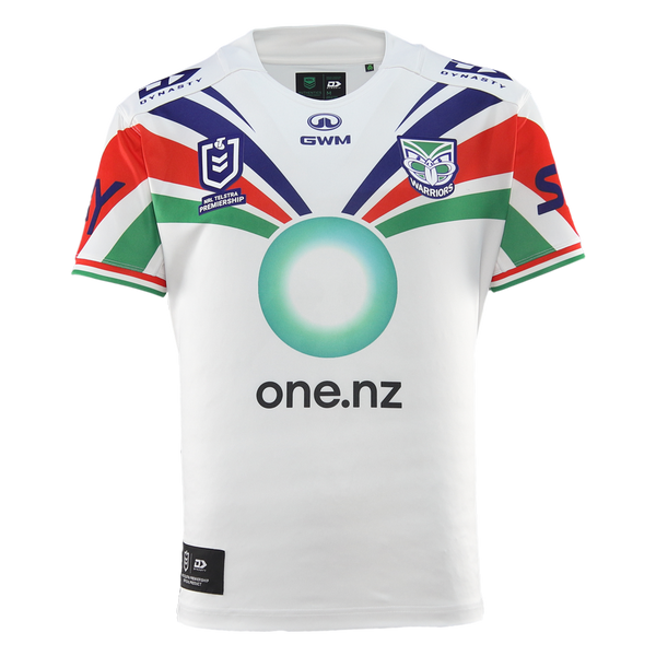 2026 NZ Warriors Mens Replica Away Jersey  - White