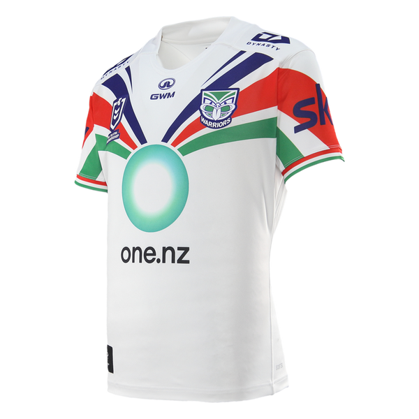 2026 NZ Warriors Mens Replica Away Jersey  - White
