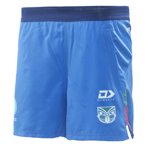2026 NZ Warriors Junior Gym Short  - Blue