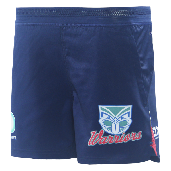 2026 NZ Warriors Junior Gym Short  - Navy