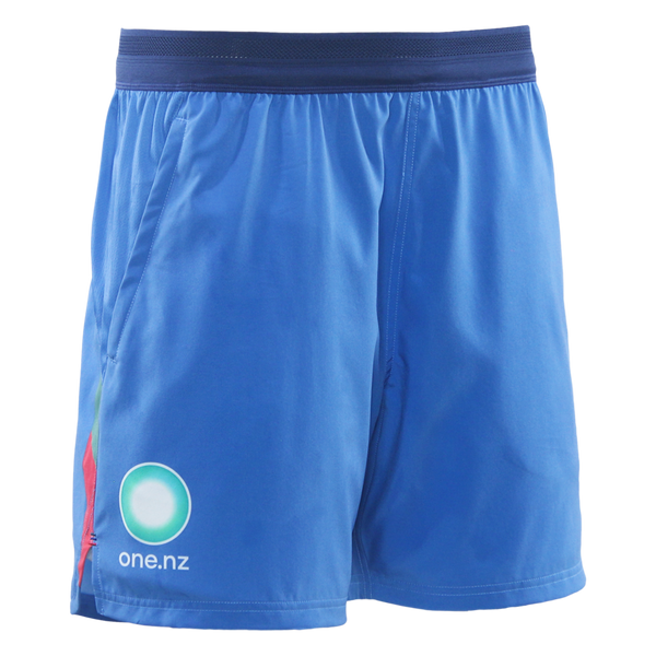 2026 NZ Warriors Mens Gym Short  - Blue