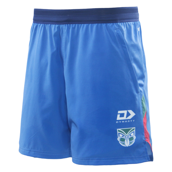2026 NZ Warriors Mens Gym Short  - Blue