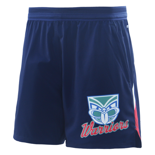 2026 NZ Warriors Mens Gym Short  - Navy