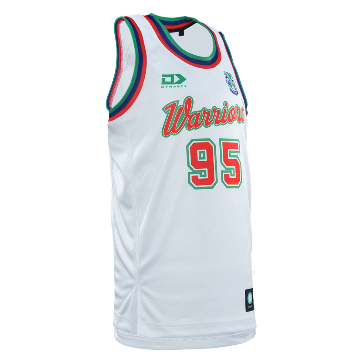 2026 NZ Warriors Junior Basketball Singlet  - White
