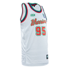 2026 NZ Warriors Junior Basketball Singlet  - White