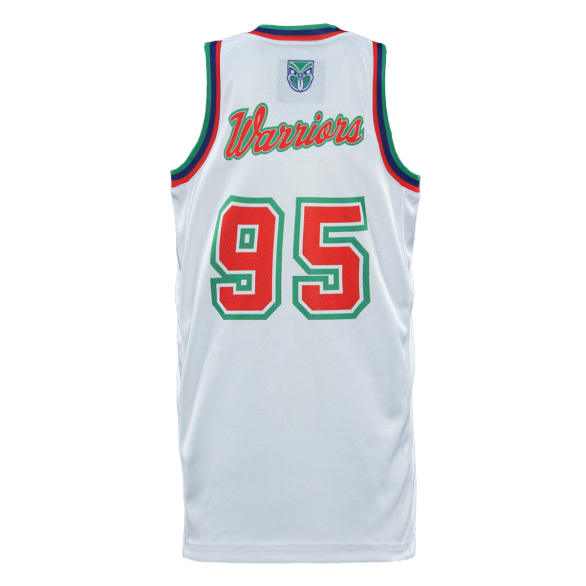 2026 NZ Warriors Junior Basketball Singlet  - White