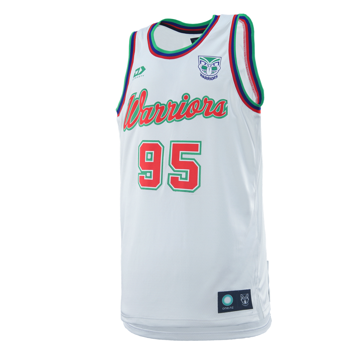 2026 NZ Warriors Mens Basketball Singlet  - White