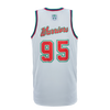 2026 NZ Warriors Mens Basketball Singlet  - White