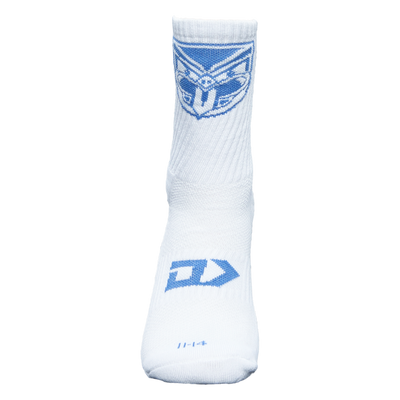 2026 NZ Warriors Crew Sock - White