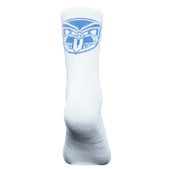 2026 NZ Warriors Crew Sock - White