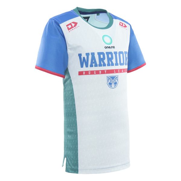 2026 NZ Warriors Junior Training Tee - Green