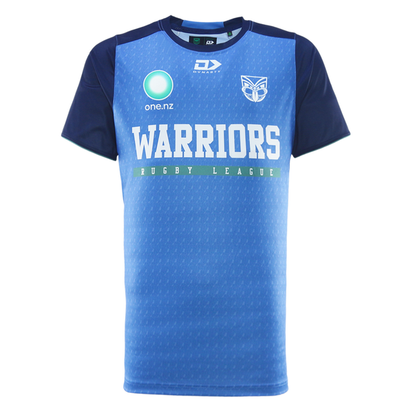 2026 NZ Warriors Mens Coaches Tee  - Blue