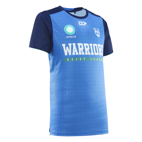 2026 NZ Warriors Mens Coaches Tee  - Blue