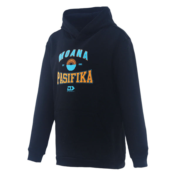 2026 Moana Pasifika Junior Graphic Hoodie - Black