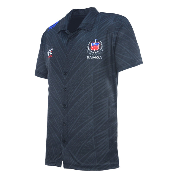 2024 Toa Samoa Rugby League Men’s Button Up Polo