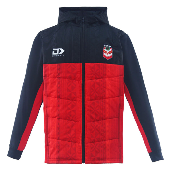 2025 Tonga Rugby League Mens Hybrid Jacket - Red
