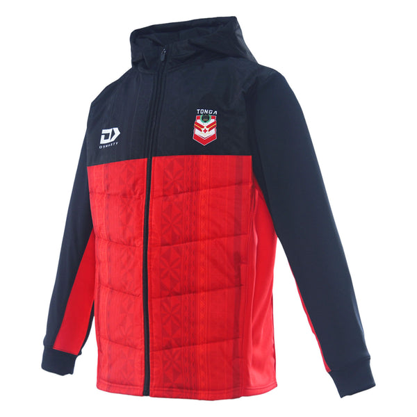 2025 Tonga Rugby League Mens Hybrid Jacket - Red
