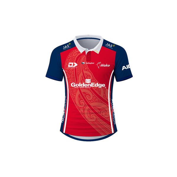 2026 Tasman Mako Rugby Juniors Replica Home Jersey