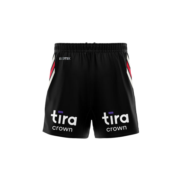 2026 Tasman Mako Rugby Adults Black Gym Short