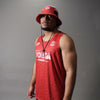 Tonga Rugby League Adults Training Singlet - Red