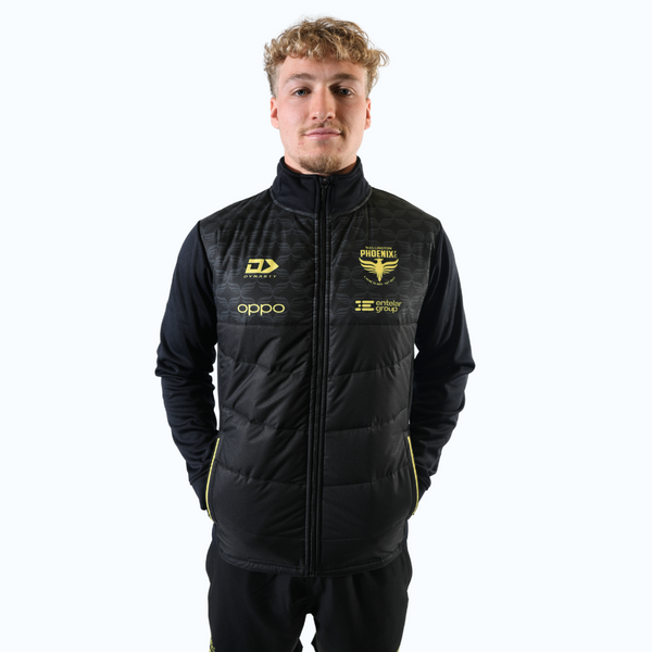 25/26 Wellington Phoenix Adults Hybrid Jacket - Black