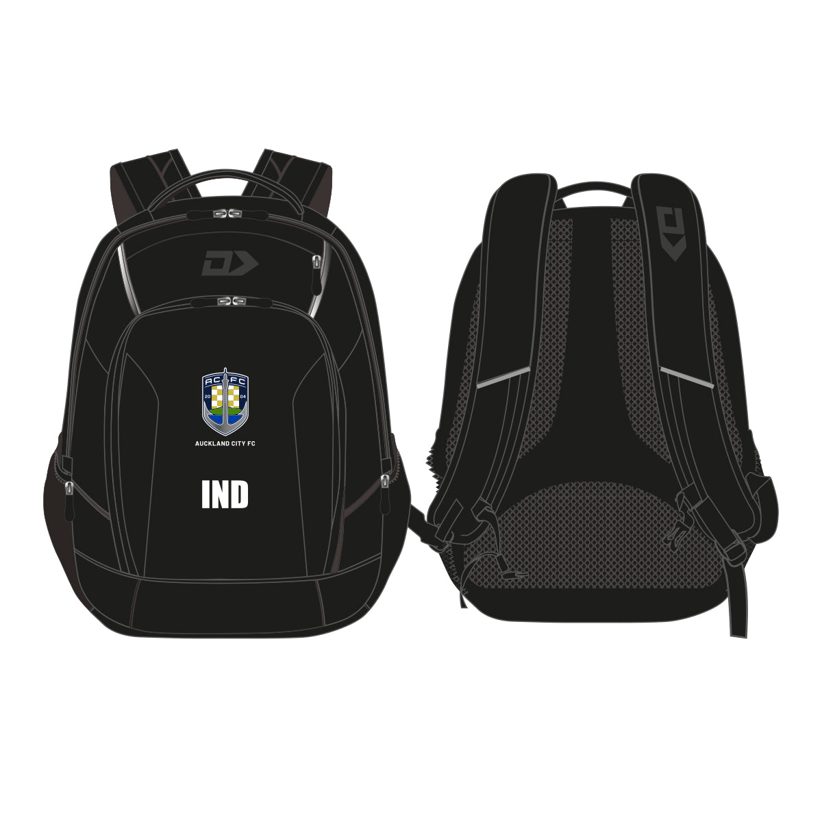 Auckland City FC Academy Black Backpack