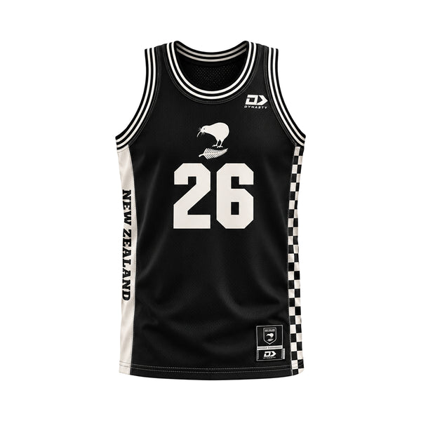New Zealand Kiwis Adults Basketball Singlet - Beige