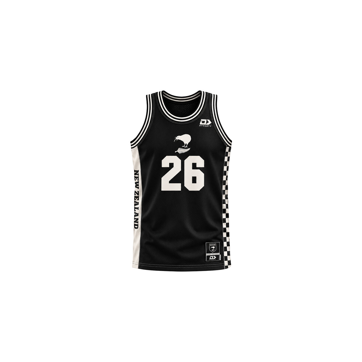 New Zealand Kiwis Juniors Basketball Singlet - Beige