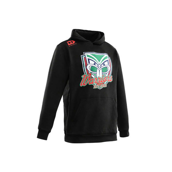 New Zealand Warriors Junior Graphic Hoodie - Black