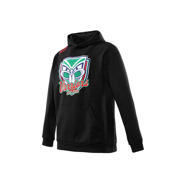 New Zealand Warriors Junior Graphic Hoodie - Black