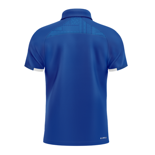 2025 Lakapi Samoa Mens Media Polo - Blue