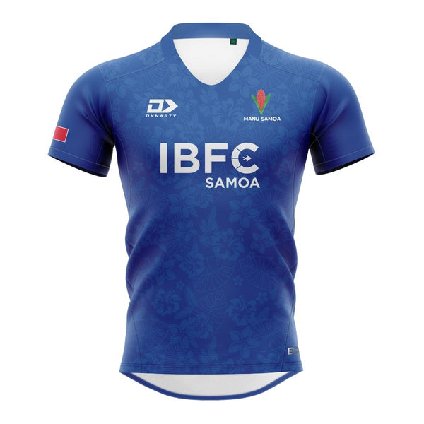 2025 Manu Samoa Mens Replica Home Jersey - Blue