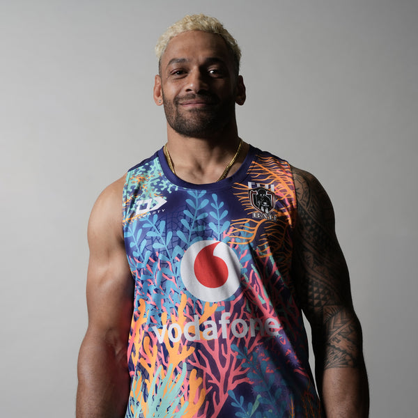 Fiji Bati Adults Captain's Run Singlet