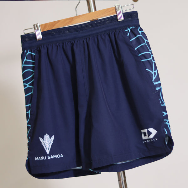 Manu Samoa Adults Gym Short Navy