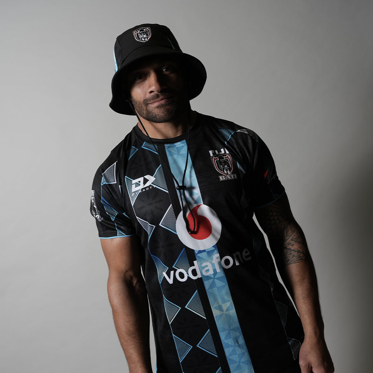 Fiji Bati Adults Training Tee - Black