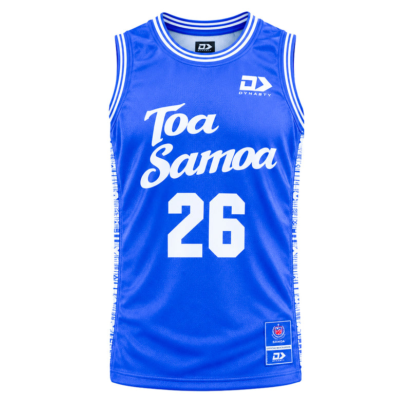 Toa Samoa Adults Basketball Singlet