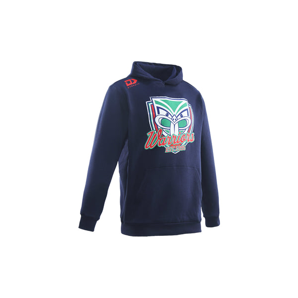New Zealand Warriors Junior Graphic Hoodie - Navy