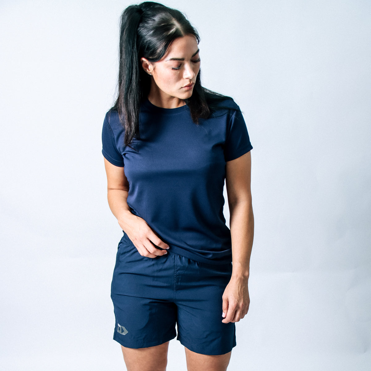 DS Ladies Navy Stock Tee