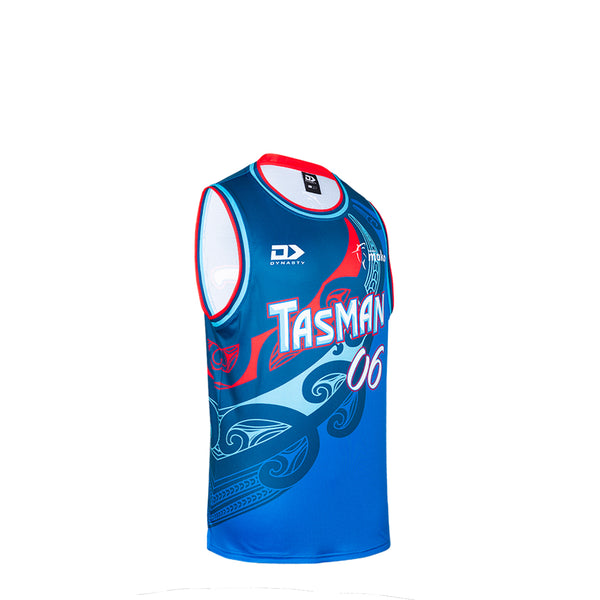 2020 Tasman Mako Junior Basketball Singlet