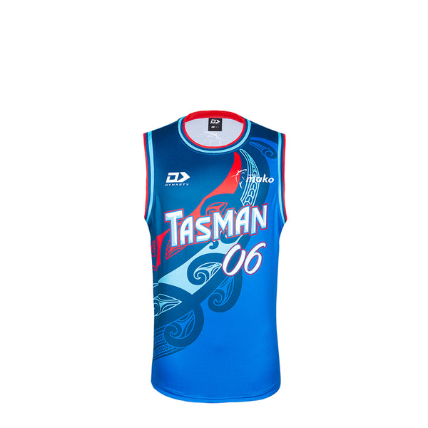 2020 Tasman Mako Junior Basketball Singlet