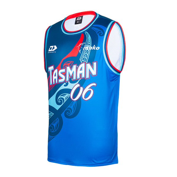 2020 Tasman Mako Mens Basketball Singlet