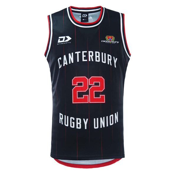 2022 Canterbury Rugby Mens Basketball Singlet-FRONT
