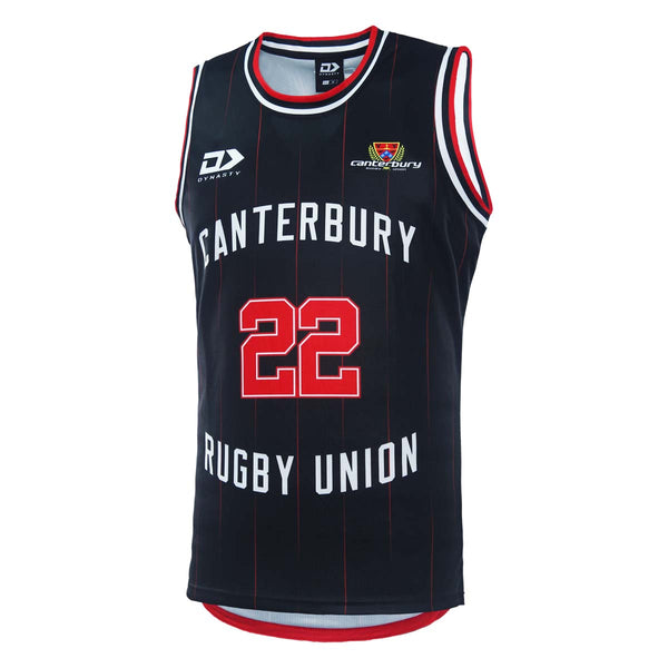 2022 Canterbury Rugby Mens Basketball Singlet-LEFT