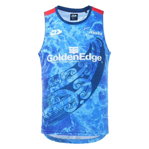 2022 Tasman Mako Mens Training Singlet-FRONT