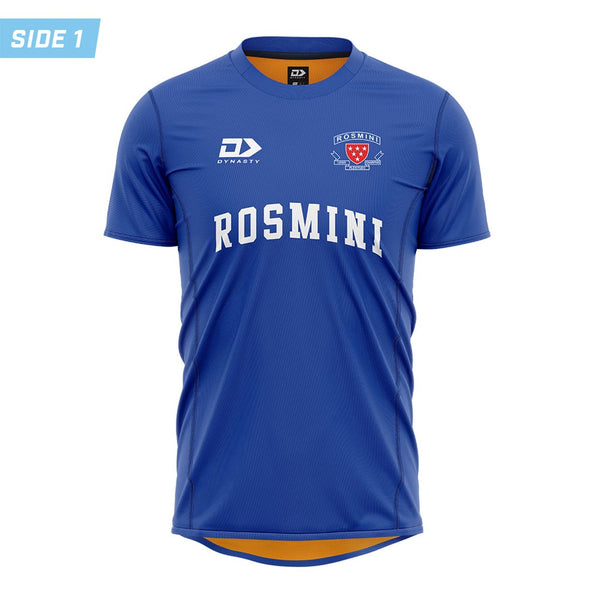 Rosmini College Junior Reversible PE Tee - Gold Kelly