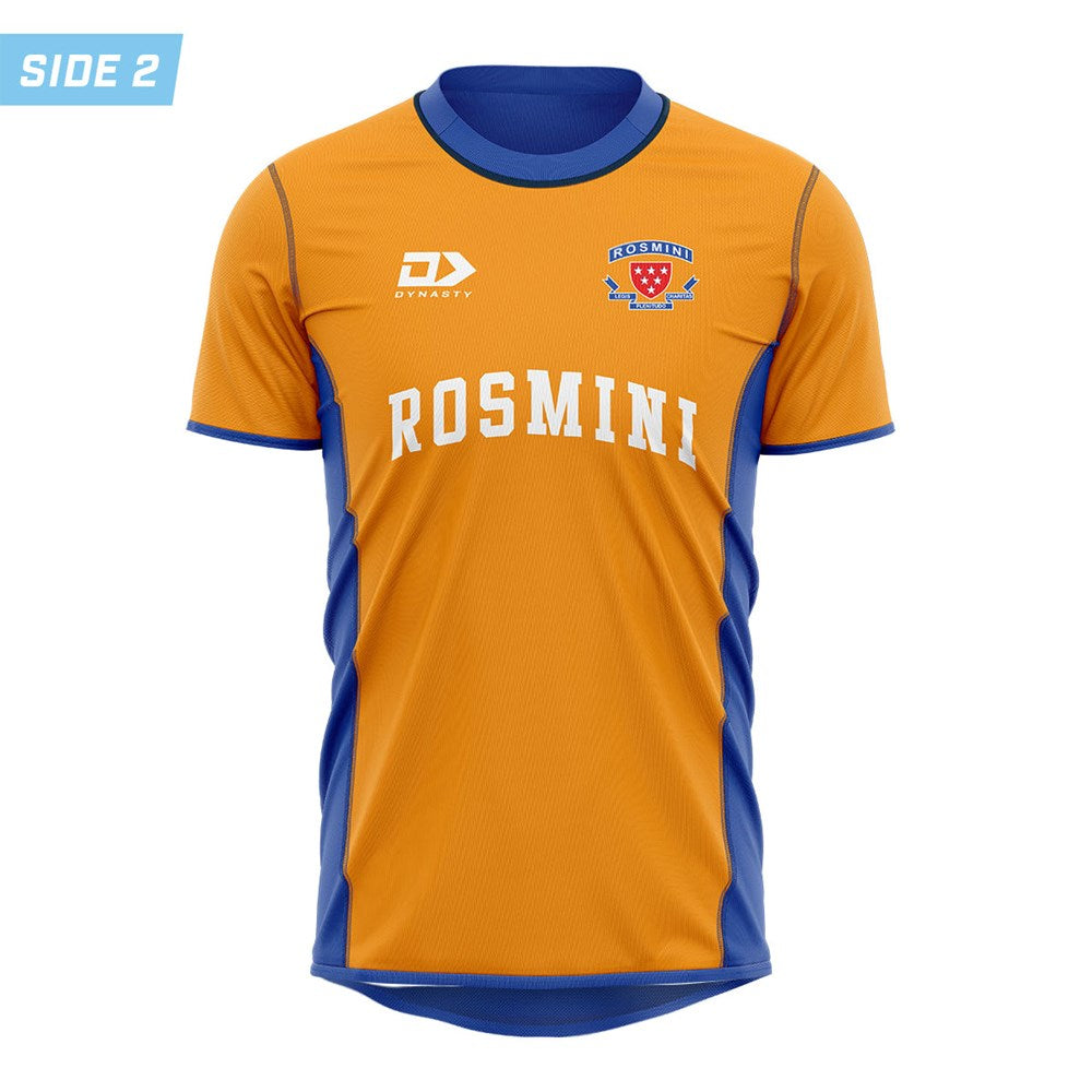 Rosmini College Junior Reversible PE Tee - Gold Kelly