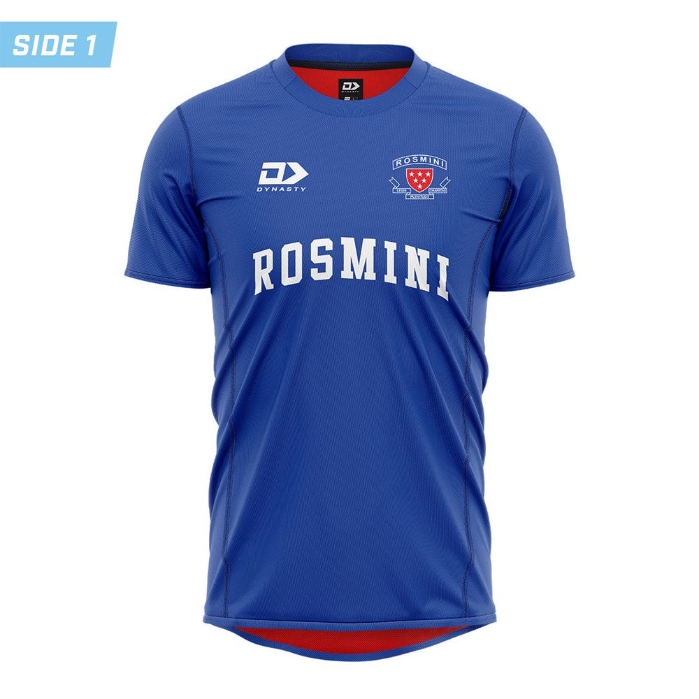 Rosmini College Junior Reversible PE Tee - Red Liston