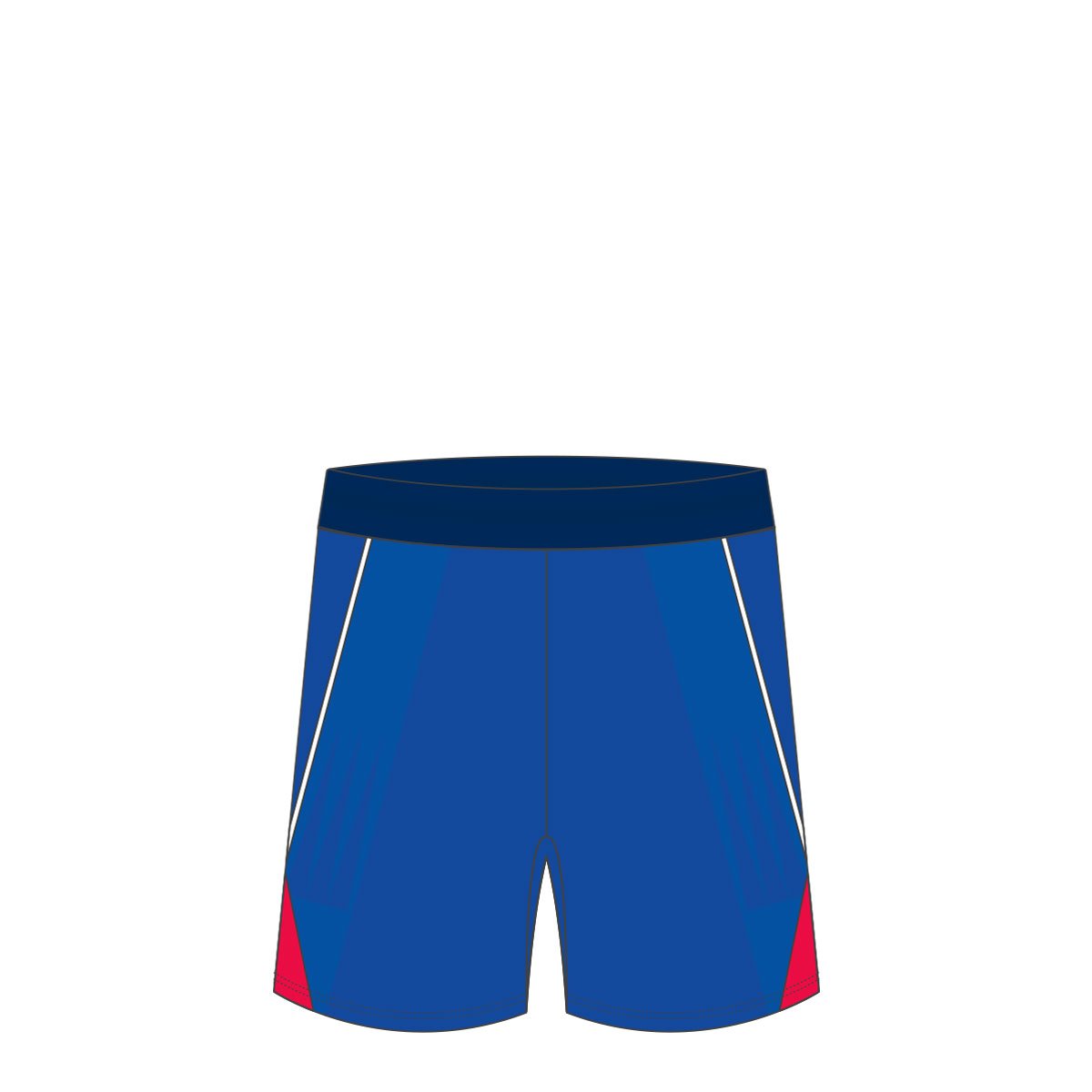 2021 Lakapi Samoa Mens Gym Short - Blue