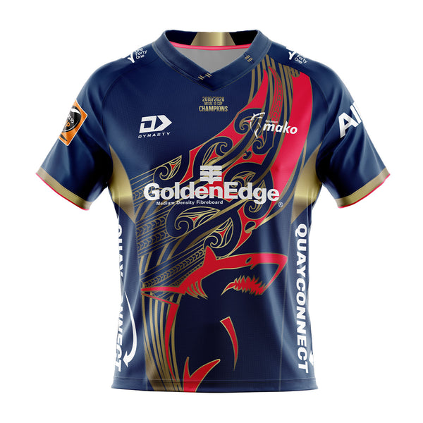 2020 Tasman Mako Mitre 10 Cup Champions Jersey